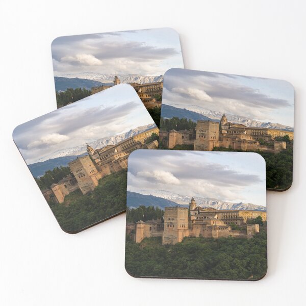 Item preview, The Alhambra fortress and residence as seen at sunset from Albaycín designed and sold by Mark Prior.