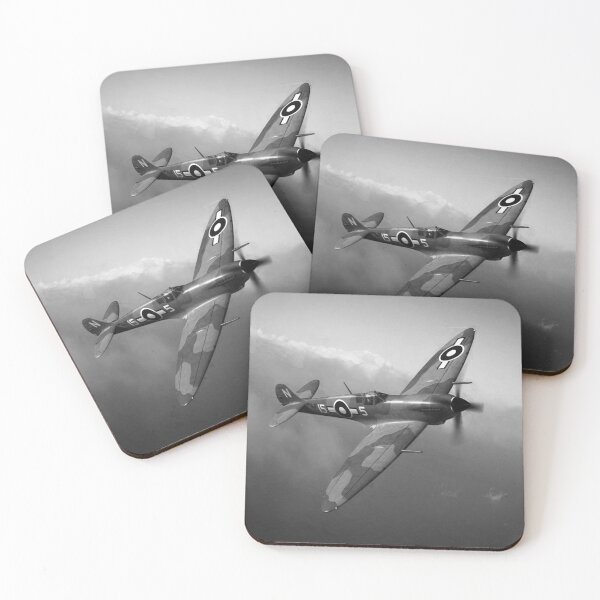 Item preview, Seafire Over Sea - Monochrome designed and sold by Mark Donoghue + Hangar 7 Art.