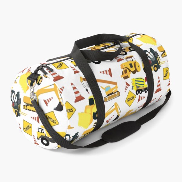Item preview, Construction Trucks Pattern - Excavator, Backhoe and more. designed and sold by idovedesign.