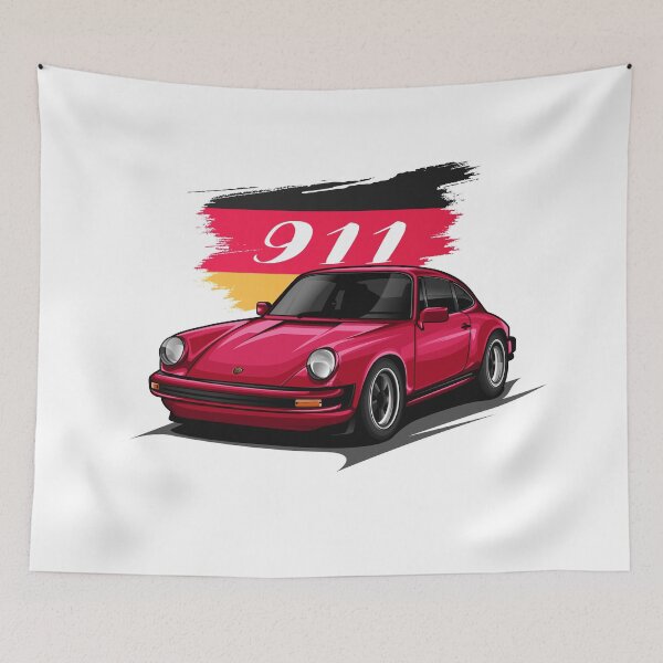 Item preview, Classic Car 911 (Rasberry Red) designed and sold by JioojiProject.