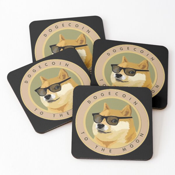 Item preview, Dogecoin To The Moon designed and sold by Qarhmau.
