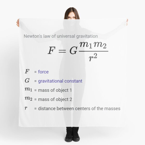 Newton&#39;s law of universal gravitation Scarf