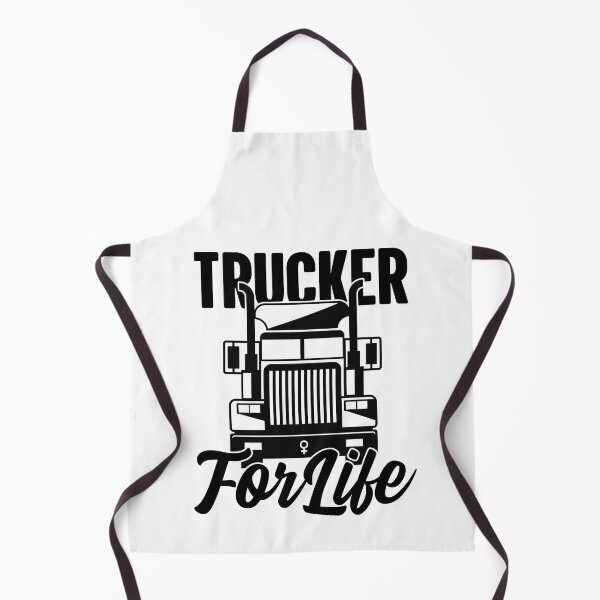 Item preview, Trucker For Life Female Semi Driver Hauling Tractor Trailers designed and sold by GravitiTees.