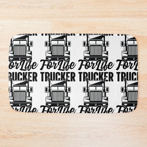 Item preview, Trucker For Life Female Semi Driver Hauling Tractor Trailers designed and sold by GravitiTees.