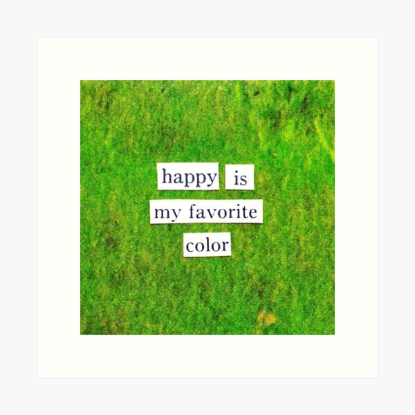 happy Art Print