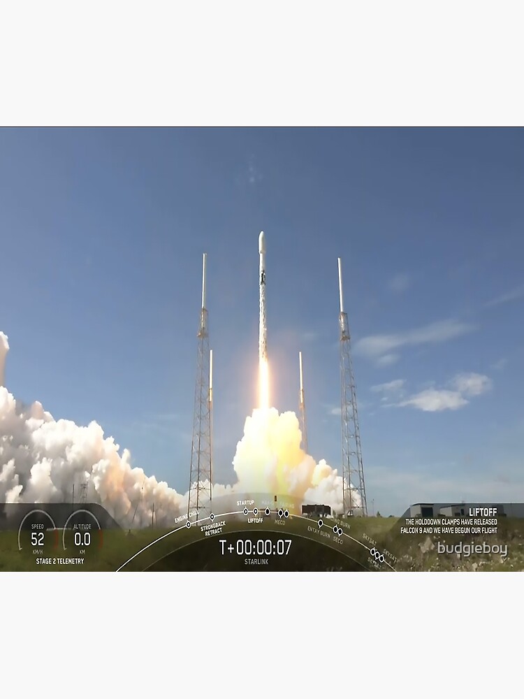 Discover Falcon 9 Lift Off Premium Matte Vertical Poster