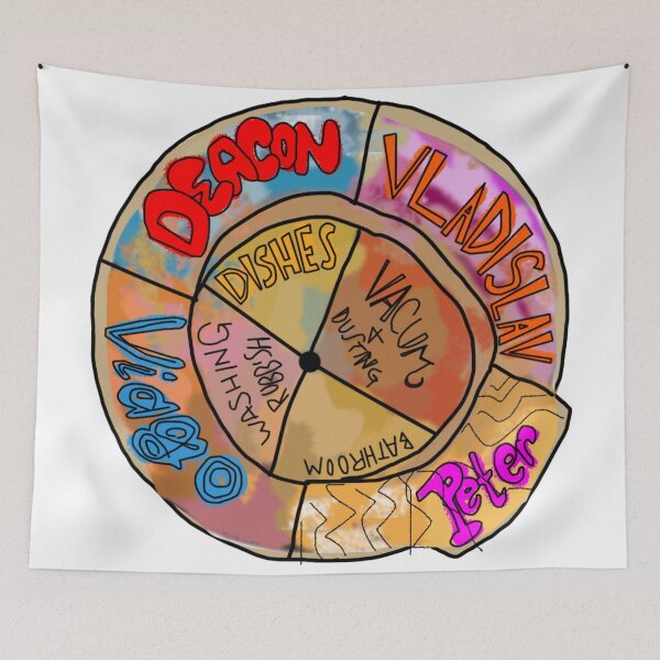 Item preview, Viago's Chore Wheel-- What We Do In the Shadows designed and sold by dutchesskmw.