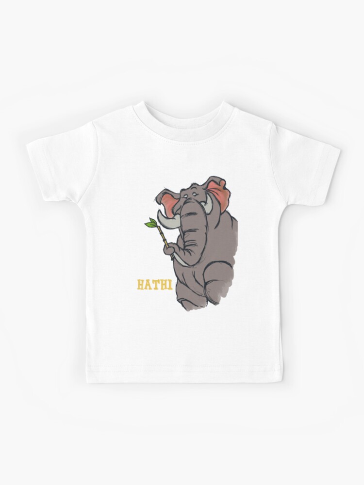 Thumbnail 1 of 2, Kids T-Shirt, Hathi designed and sold by Amberdreams.