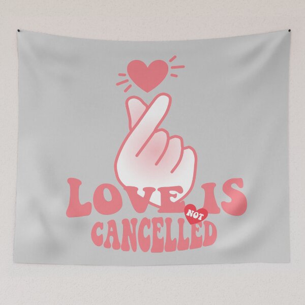 Item preview, VALENTINES 2021 - KAWAII CUTE FINGER HEART LOVE IS NOT CANCELLED designed and sold by Cr1sV.
