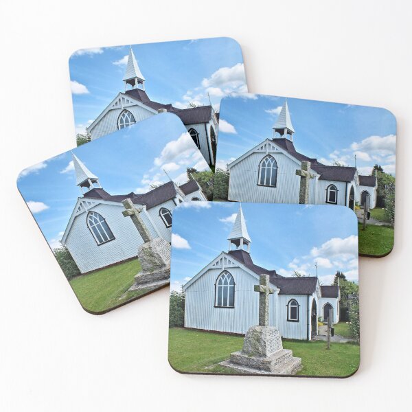Item preview, Corrugated Church of St John the Baptist Maesbury Shropshire UK designed and sold by Yampimon.
