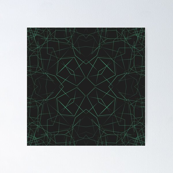 Item preview, Green Geometric pattern designed and sold by CoraDoodles.
