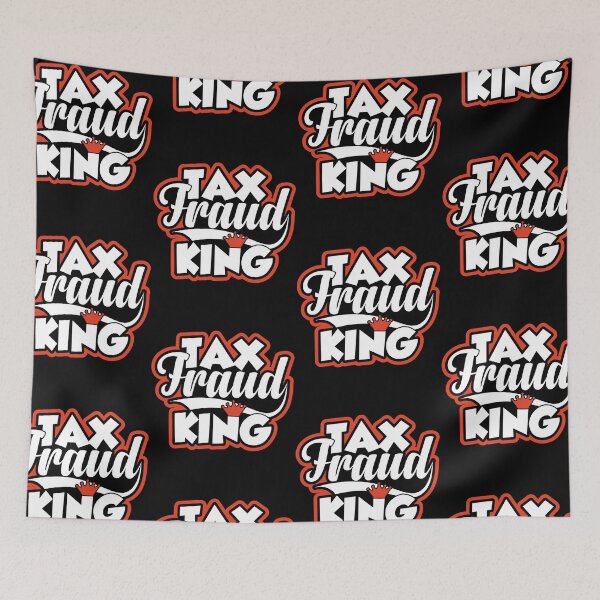 Item preview, Tax Fraud King | Amusing Taxpayer Falsify Tax Return designed and sold by GravitiTees.
