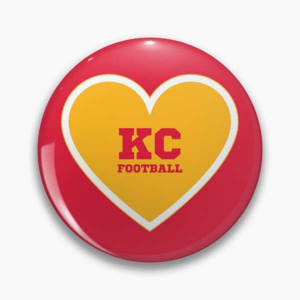 Item preview, I Love Kansas City Heart KC Football designed and sold by brooklyntowner.