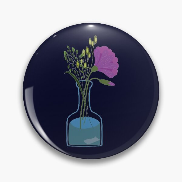 Artikelvorschau, Vase mit Blumen und Blättern. entworfen und verkauft von Doucheka.