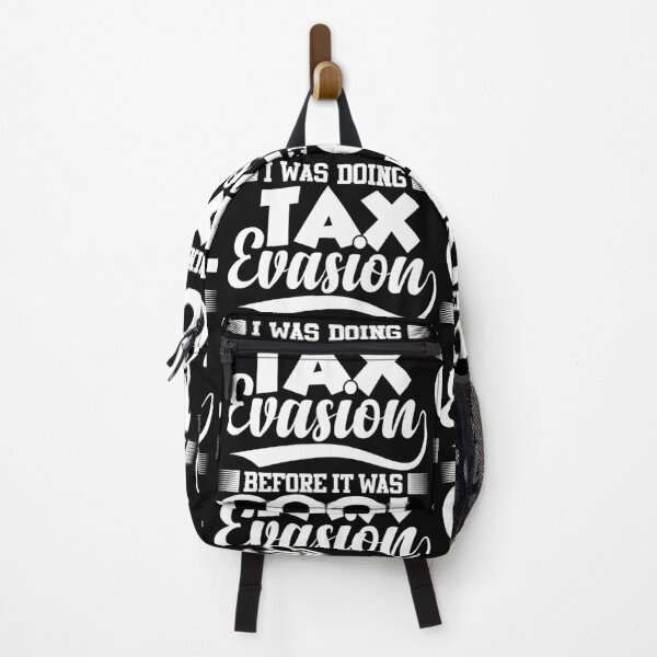Item preview, I Was Doing Tax Evasion Before It Was Cool | Amusing Financial Fraud designed and sold by GravitiTees.