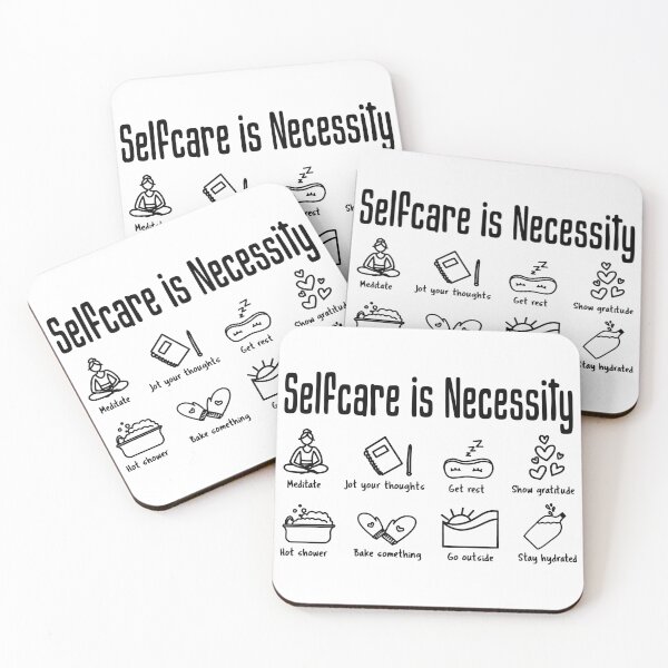 Item preview, Selfcare is necessity Self love checklist designed and sold by NastySquad.