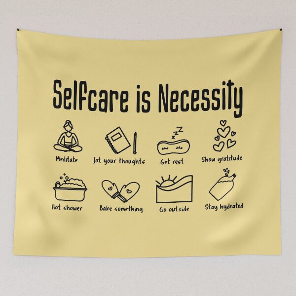 Item preview, Selfcare is necessity Self love checklist designed and sold by NastySquad.