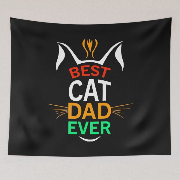 Item preview, Best Cat Dad Ever Classic T-Shirt designed and sold by Lukifo-Caster.