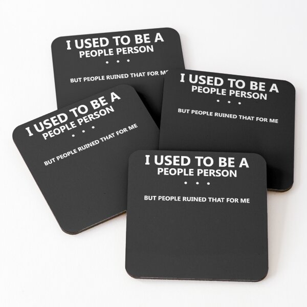Item preview, I Used To Be A People Person Graphic Sarcastic Funny designed and sold by lolahomya.