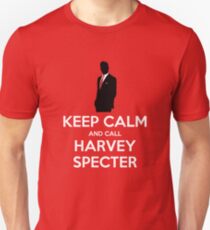 Keep Calm and Call Harvey Specter (white) Unisex T-Shirt