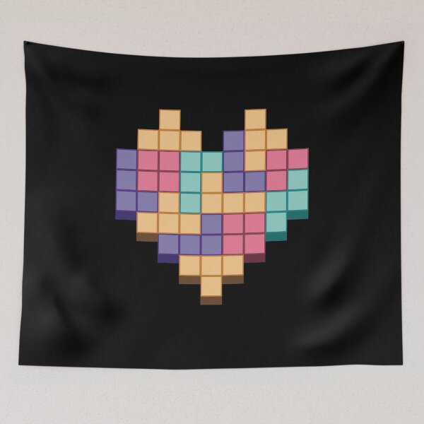 Item preview, Black heart game designed and sold by BubbleMerchON.