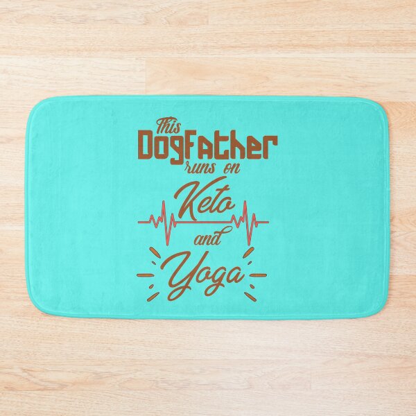 Item preview, This Dogfather runs on Keto and Yoga designed and sold by KetoLove.