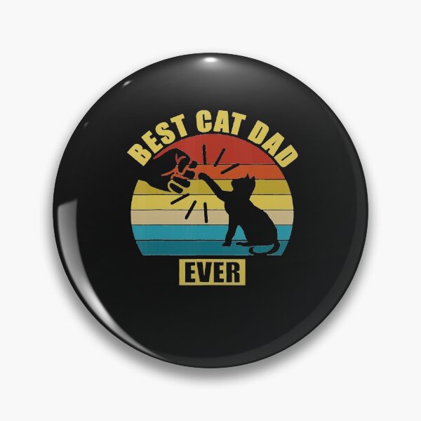 Artikelvorschau, Best cat dad ever T-Shirt entworfen und verkauft von Lukifo-Caster.