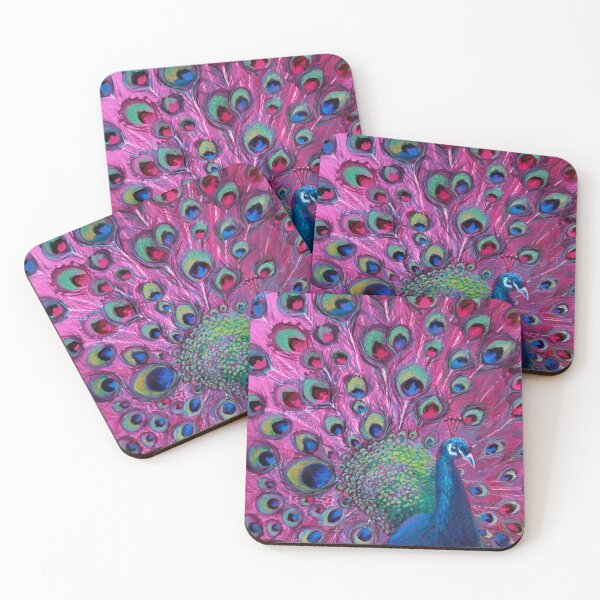 Item preview, Multi Coloured Peacock designed and sold by Nicola Morgan.