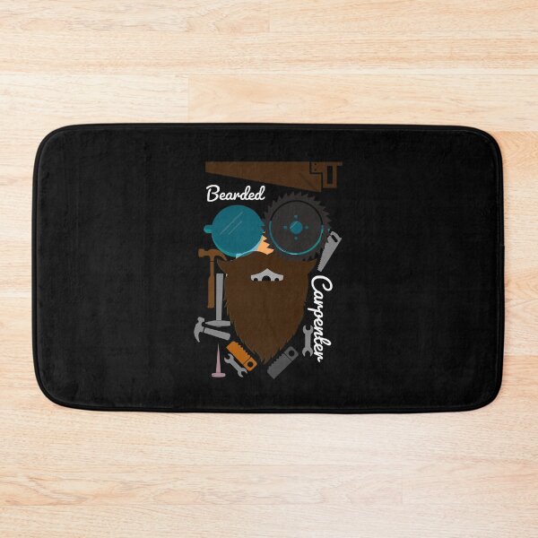Item preview, Bearded Carpenter designed and sold by Preety Padhiyar.