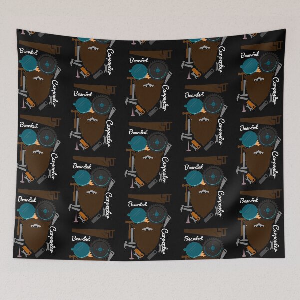 Item preview, Bearded Carpenter designed and sold by Preety Padhiyar.