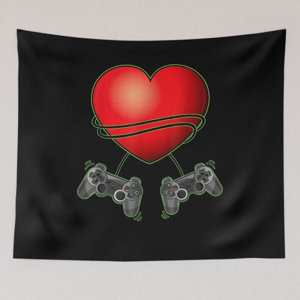 Item preview, Valentine's Day Video Game Controller Heart Gamer Gift designed and sold by lolahomya.