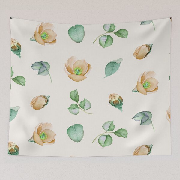 Item preview, Watercolor Orange Flowers Collection designed and sold by Pavnud.
