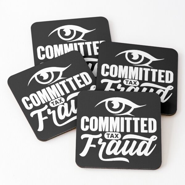 Item preview, Eye Committed Tax Fraud | Tax Evasion Humour designed and sold by GravitiTees.