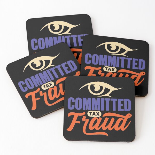 Item preview, Eye Committed Tax Fraud | Humorous Financial Meme designed and sold by GravitiTees.