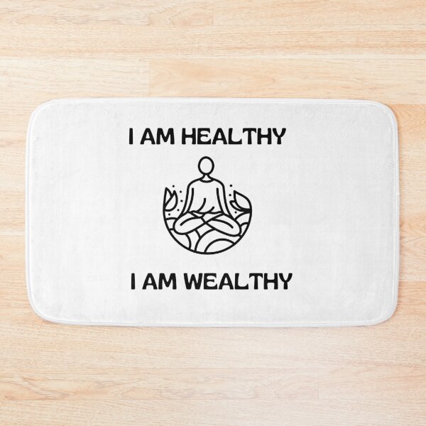 Item preview, I am healthy I am wealthy  designed and sold by NikitaAg.