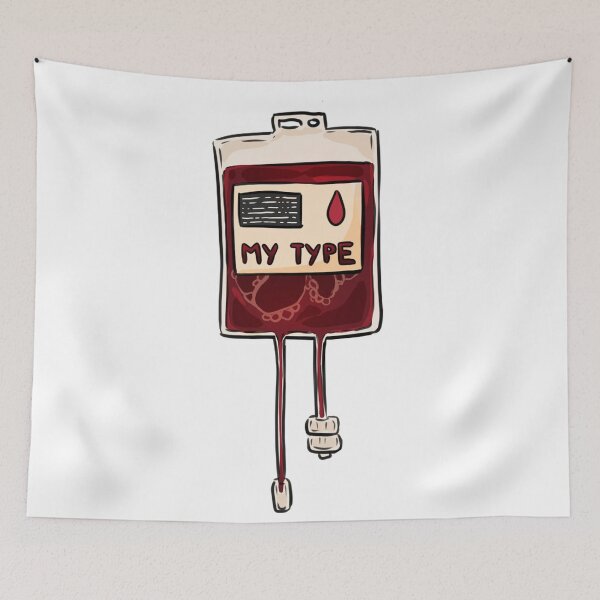 Item preview, My Type of Blood designed and sold by oixxo.