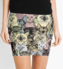 just cats retro Mini Skirt