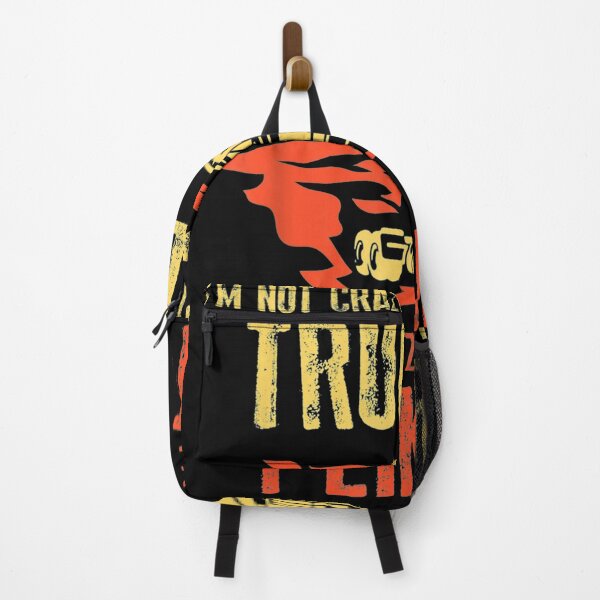 Item preview, I'm Not Crazy Because I'm A Trucker I'm Crazy Because Funny designed and sold by lolahomya.
