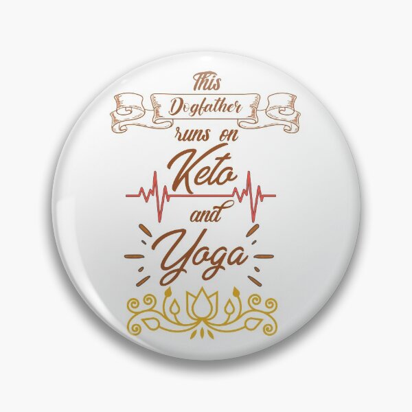 Item preview, This Dogfather runs on Keto and Yoga designed and sold by KetoLove.