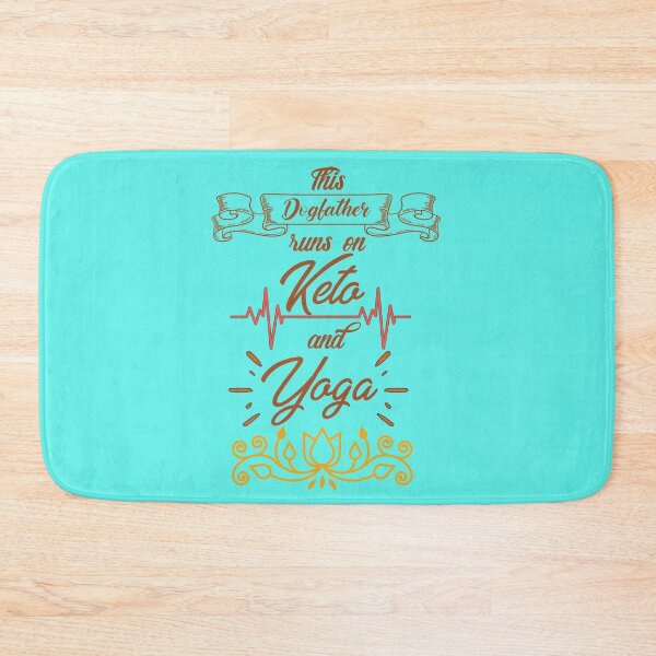 Item preview, This Dogfather runs on Keto and Yoga designed and sold by KetoLove.