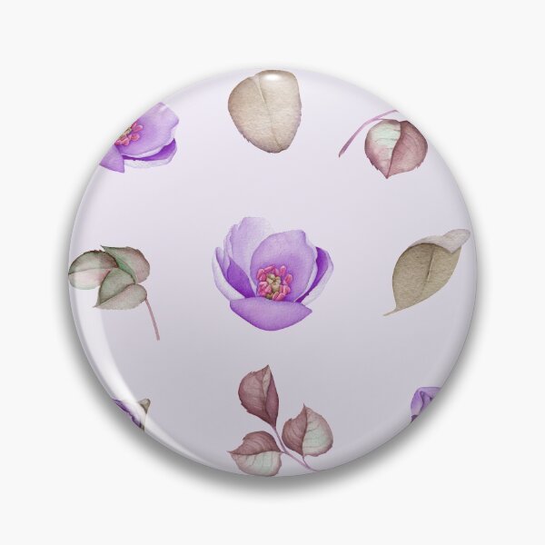Item preview, Watercolor Violet Flowers Collection designed and sold by Pavnud.