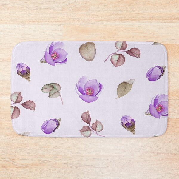 Item preview, Watercolor Violet Flowers Collection designed and sold by Pavnud.