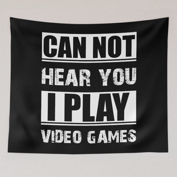 Item preview, Can't hear am gaming gamer nerd designed and sold by blikonie.