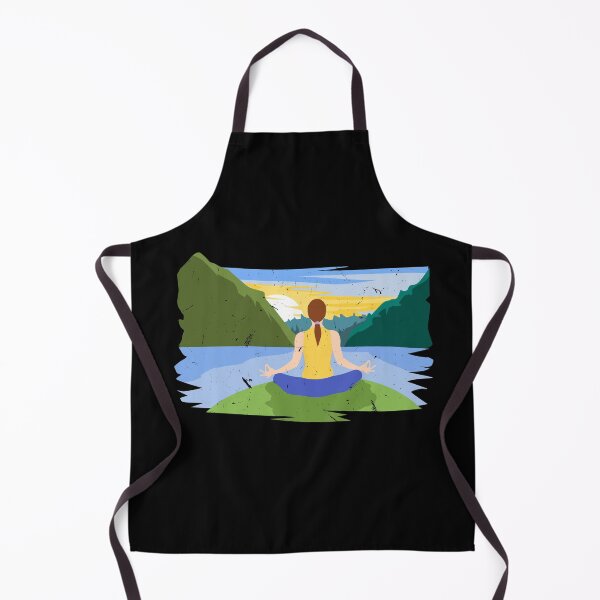 Item preview, Mountain Yoga Meditation Nature Lover designed and sold by Tom2468.