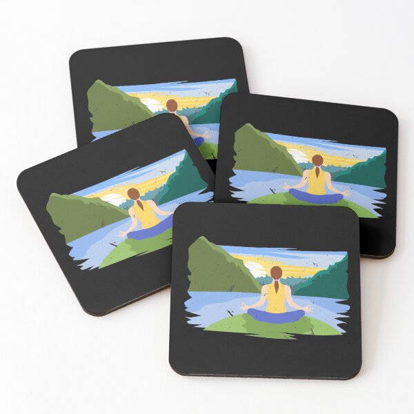 Item preview, Mountain Yoga Meditation Nature Lover  designed and sold by Tom2468.