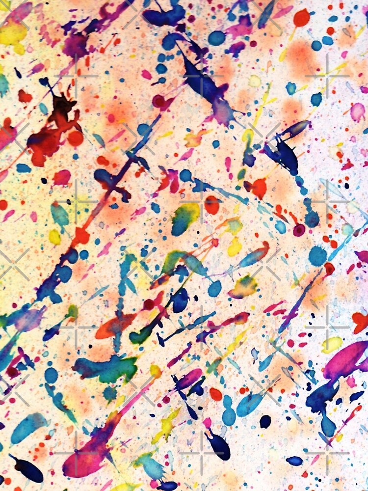 Rainbow Paint Spatter by SaradaBoru