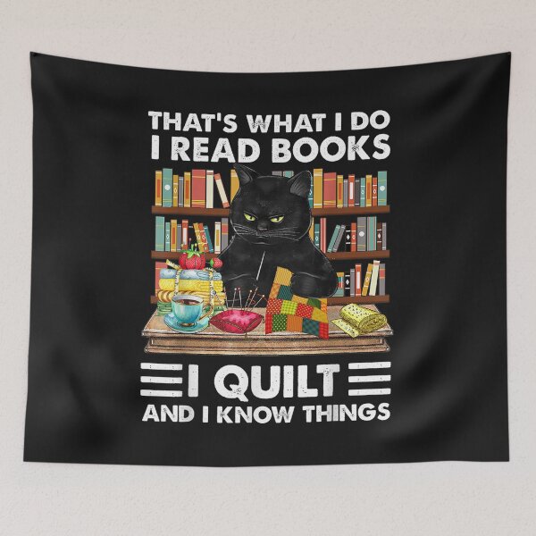 Item preview, That What I Do I Read Books I Quilt And I Know Things T-Shirt designed and sold by Lukifo-Caster.