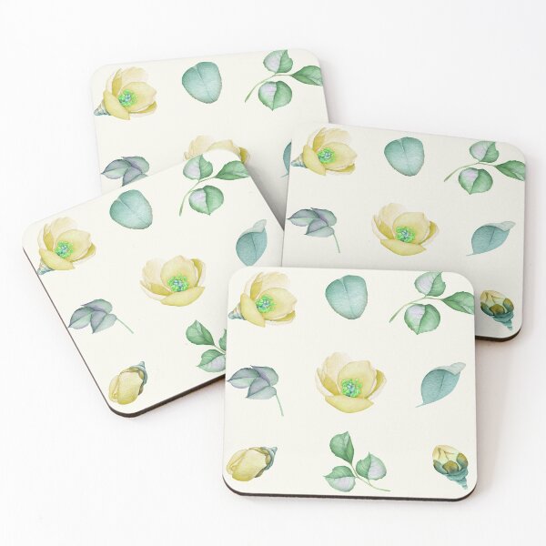 Item preview, Watercolor Yellow Flowers Collection designed and sold by Pavnud.