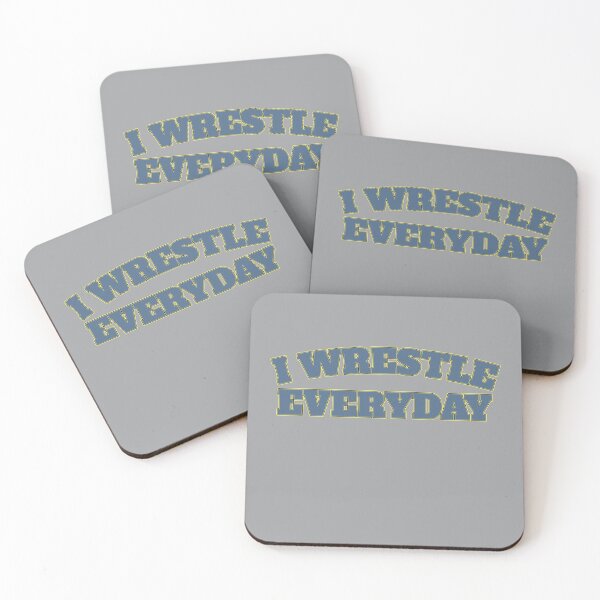 Item preview, I Wrestle Everyday - Navy Blue designed and sold by Chubuter.