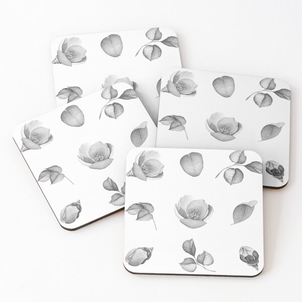 Item preview, Watercolor Gray Flowers Collection designed and sold by Pavnud.